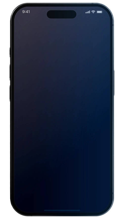 Interfaz móvil de Lucro AI
